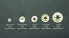 10 pcs 9mm ( 11/32 inches) Round Transparent Amigurumi Animals Eyes