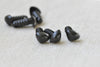 5 pcs 10.5mm Animal Amgiurumi Black Safety Nose No.10274