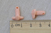 5 pcs 9x13mm (0.35"x 0.51") Cat Nose Flesh Toy Animal Nose No.10380