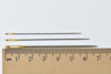 One Set of 6 Sewing Needles Gold Plated Tail Leather Craft Tools A8793