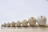 Round Unfinished Wood Beads 4mm to 50mm