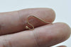 50 pcs of Light Gold Tone Iron Ball End Fish Hook Earwire 10mm A8891