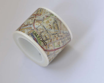 Manchester Landmark Map Washi Tape Masking Tape 30mm Wide A12257