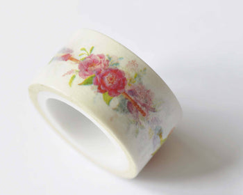 Fancy Flower Washi Tape 20mm x 5M Roll A12488