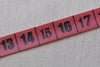 Red Teacher Measuring Tape Ruler Washi Tape 15mm x 10M Roll A12592