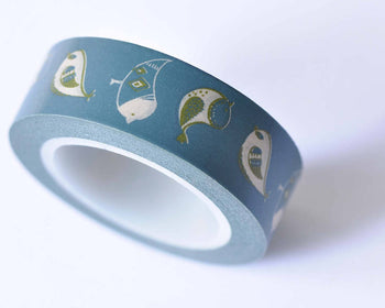 Blue Bird Adhesive Washi Tape 15mm x 10M Roll A12421
