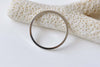 10 pcs Silver Plated Thick Seamless Circle Rings 26mm 14gauge A8824