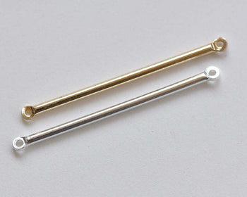Shiny Silver/Gold Connecting Bar Link Rod Connector 45mm 12 Gauge