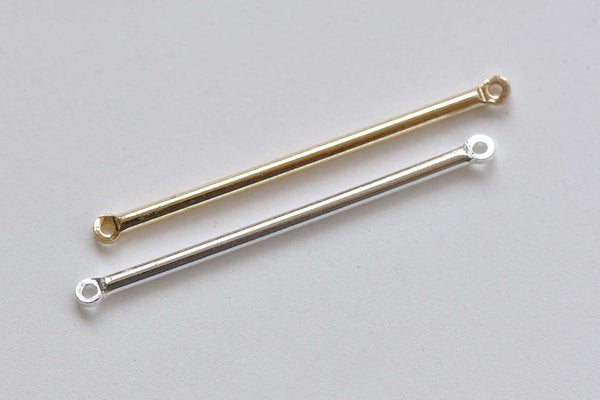 Shiny Silver/Gold Connecting Bar Link Rod Connector 45mm 12 Gauge