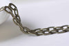 16 ft (5m) Antique Bronze Chunky Embossed Textured Cable Chain A8949