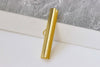 50 pcs Gold Tone Ribbon Ends Clamps Fasteners Clasps 35mm  A8846