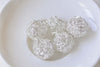 10 pcs Silver Tone Iron Hollow Wire Knots Ball Beads 10mm to 22mm