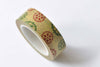 Flower Adhesive Planner Washi Tape 15mm Wide x 10M Roll A12486