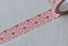 Fancy Floral Pattern Masking Washi Tape 15mm x 10M A12755