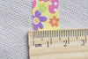 Colorful Flower Cute Adhesive Washi Tape 15mm Wide x 10M Roll A12505