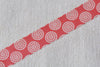 Orange Daisy Flower Pattern Washi Tape 15mm Wide x 10M Roll  A12511