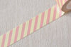 Pink Stripes Washi Tape 15mm Wide x 10m Roll A12533