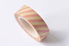 Pink Stripes Washi Tape 15mm Wide x 10m Roll A12533