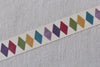 Colorful Diamonds Deco Adhesive Washi Tape 15mm x 10M Roll A12587