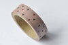 Heart Adhesive Masking Washi Tape 15mm Wide x 5M Roll A12527