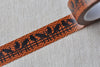 Little Black Birds On Rail Masking Washi Tape 15mm x 10M Roll A12687
