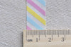 Colourful Translucent Stripes Deco Washi Tape 15mm x 10M Roll A12691