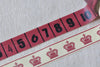 Crown Ruler Washi Tape 15mm Wide x 10M  2 Rolls Set A12612
