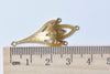 20 pcs Raw Brass Filigree  Earring Drops Embellishments A9040