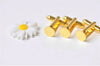 10 pcs Gold Cufflinks Blanks 6mm/8mm10mm/12mm Pad