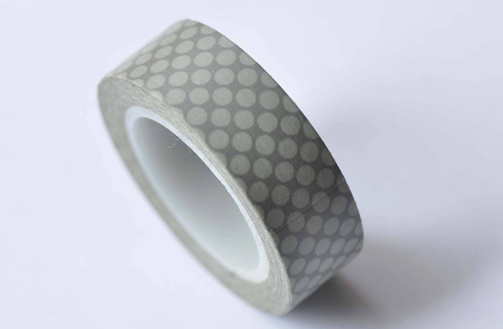 Polka Dots Adhesive Washi Tape 15mm Wide x 10M Roll A12762