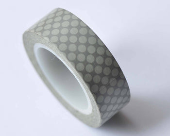 Polka Dots Adhesive Washi Tape 15mm Wide x 10M Roll A12762