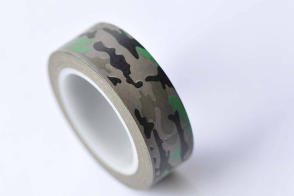 Camouflage Masking Washi Tape Self-adhesive Tape 15mm x 10M A12806