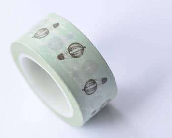 Blue Balloon Washi Tape Journal Supplies 15mm x 10M Roll A12810