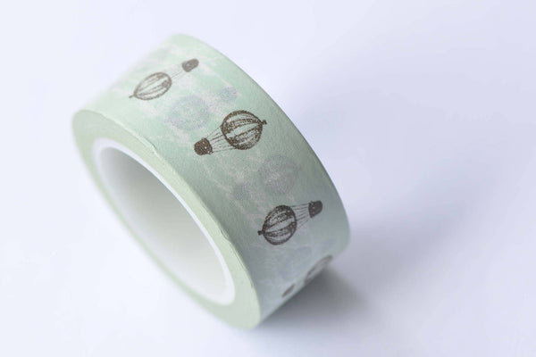 Blue Balloon Washi Tape Journal Supplies 15mm x 10M Roll A12810