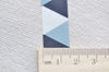 Black And Blue Triangle Washi Tape 15mm x 10M Roll A12825