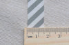 Gray White Striped Washi Tape 15mm x 10M Roll A12862