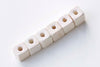 50 pcs Unfinished Natural Wood Cubic Beads Cube Findings  10mm A5320