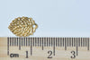 50 pcs Raw Brass Leaf Charms Stamping Embellishments A9034