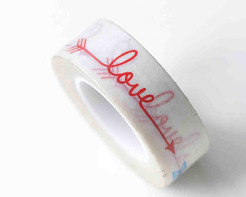 Colorful Love Arrow Masking Washi Tape 15mm x 10M A12911