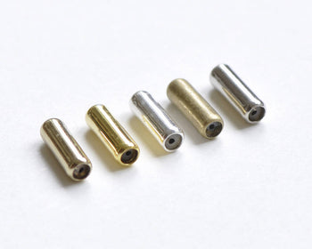 50 pcs Brass Stick Pin Bottom Clutch Rubber Stoppers Backs 10mm