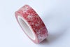 Red Daisy Flower Washi Tape Journal Supplies 15mm x 5M Roll A12791