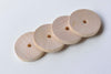 10 pcs Unfinished Round Wood Chips Spacer Beads Findings  A2331