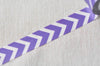 Purple Arrow Traffic Signs Chevron Washi Tape 15mm x 10M Roll A12852