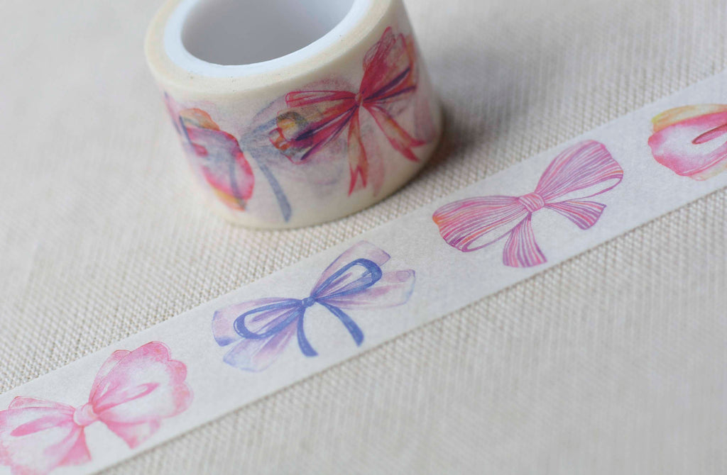 Colorful Bow Tie Nature Crafting Paper Tape 30mm x 5M A13158