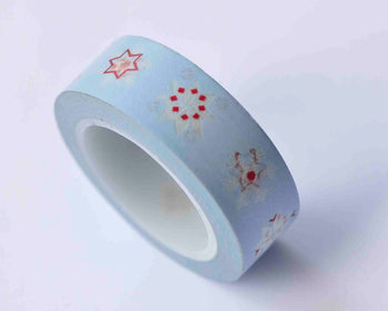 Merry Christmas Snowflake Washi Tape Scrapbook Supply A12930