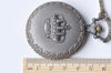 Antique Bronze Large Round Pocket Watch Pendant Set of 1 A4855
