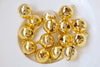 50 pcs Gold Color Brass Bells Jingle Bells Charms  10mm A5501