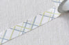 Grid Pattern Washi Tape Journal Supplies 15mm Wide x 10M Roll A13052