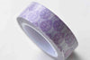 Purple Flowers Washi Tape Decorative Tape 15mm x 10M A13054