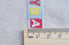 Retro Alphabet Washi Tape Japanese Masking Tape 15mm x 5M A13063